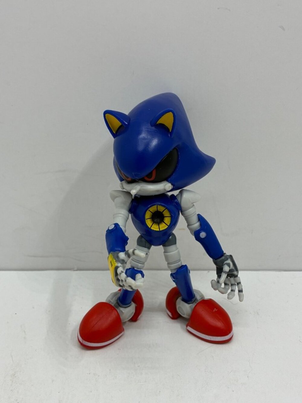 Metal Sonic Articulated Action Figure By Jakks Pacific 4" Collectible Toy SEGA B